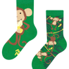 Lustige Kindersocken Affen