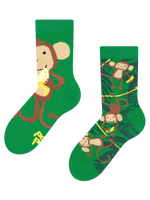 Lustige Kindersocken Affen
