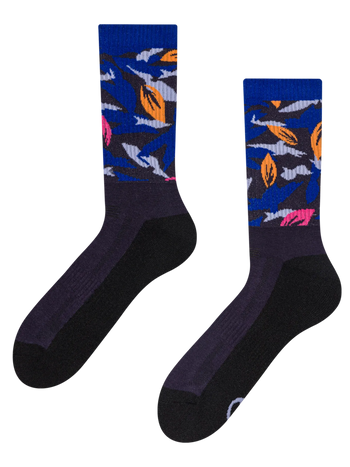 Lustige funktionelle Socken Abstrakter Dschungel