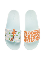 Lustige Pantoletten Niedliche Giraffe