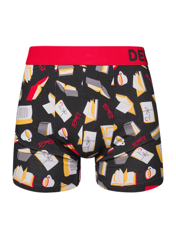 Lustige Boxershorts für Männer Buchliebhaber