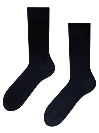 Echt schwarze hohe Socken