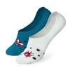 Lustige No-Show-Socken Marienkäfer und Punkte