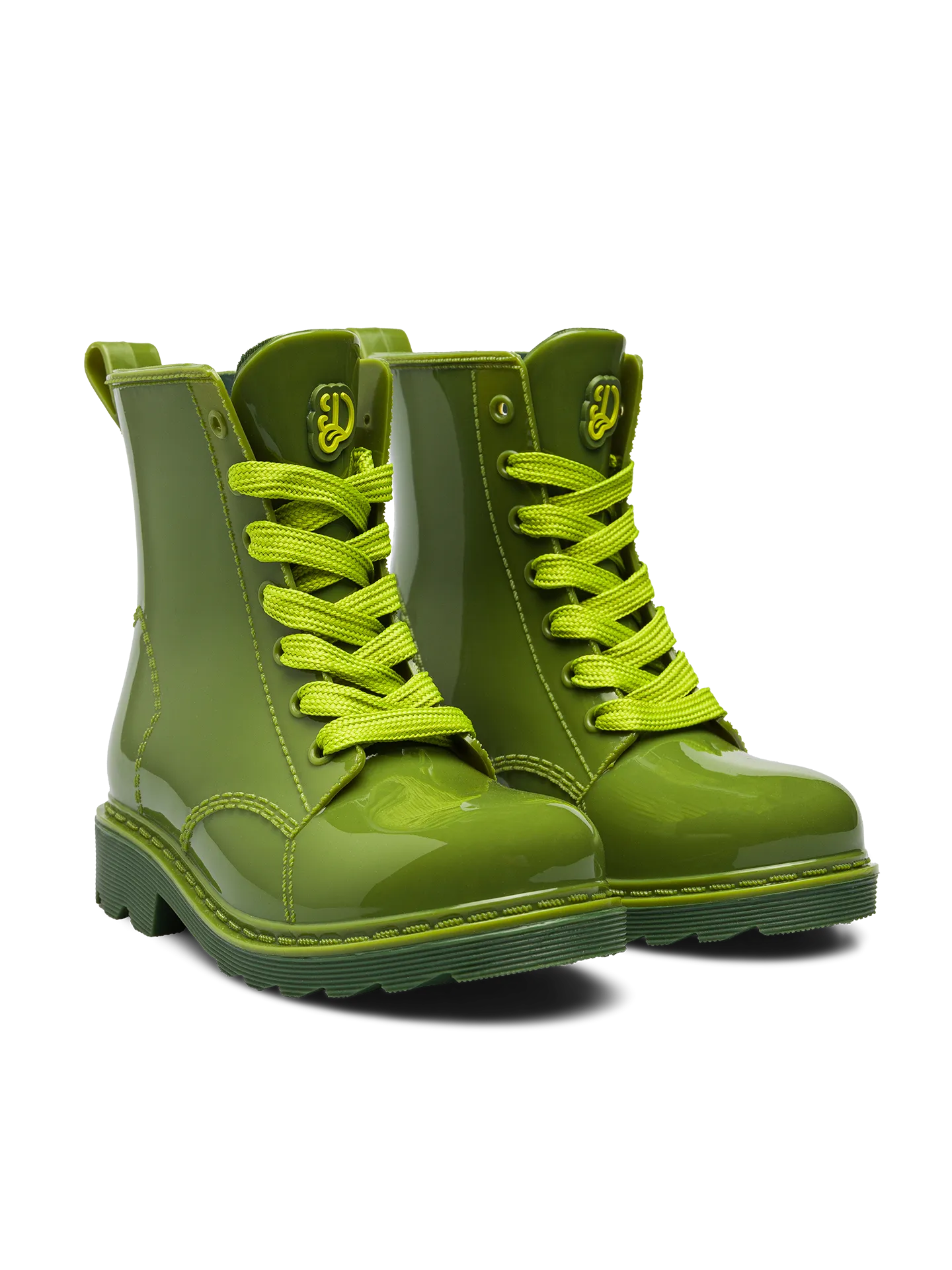 Zederngrüne Regenstiefel für Kinder