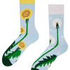 Lustige Socken Löwenzahn-Frühling