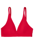 Leidenschaftliches Rot Nahtlose Bralette in Triangelform für Damen