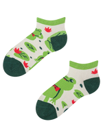 Lustige Knöchelsocken für Kinder Kleiner Frosch