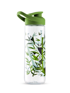 Lustige Wasserflasche Pandas und Bambus 700 ml