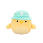 Squishmallows Triston das gelbe Küken mit mintfarbenem Eimerhut, 20 cm