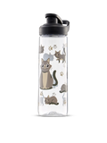 Lustige Wasserflasche Graue Katze 700 ml