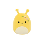 Squishmallows Zarina die gelbe Bananenschnecke mit Blumen, 20 cm