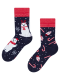 Lustige warme Socken für Kinder Weihnachts-Eisbär