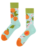 Lustige Socken Aprikosen