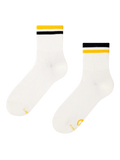 Crewsocken Gelbe und schwarze Streifen