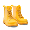 Lustige goldgelbe Regenstiefel für Kinder