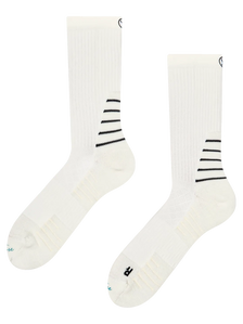 Mid-Calf-Wandersocken für Herren Weiß