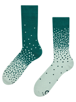 Warme Socken Dunkel- und Hellgrün