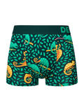 Gekürzte Boxershorts für Männer Chamäleon auf der Jagd
