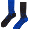 Warme Socken Blau und Schwarz