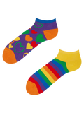Lustige Knöchelsocken Bunte Liebe
