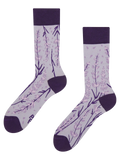 Lustige Bambussocken Lavendel