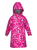 Lustiger Regenmantel für Kinder Rosa Schmetterlinge