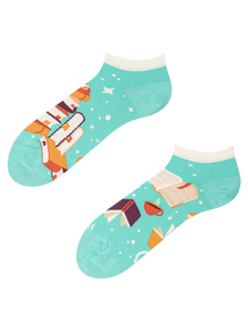 Lustige Knöchelsocken Zauberbücher