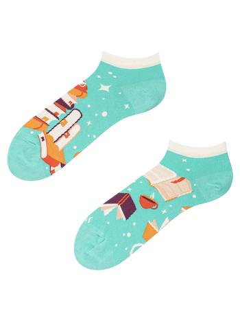 Lustige Knöchelsocken Zauberbücher