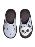 Lustige Hausschuhe für Kinder Glücklicher Panda