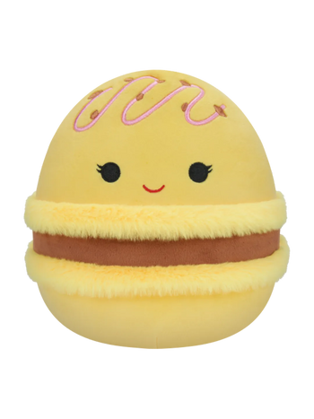 Squishmallows Visconti das Zitronen-Schokoladen-Macaron, 20 cm