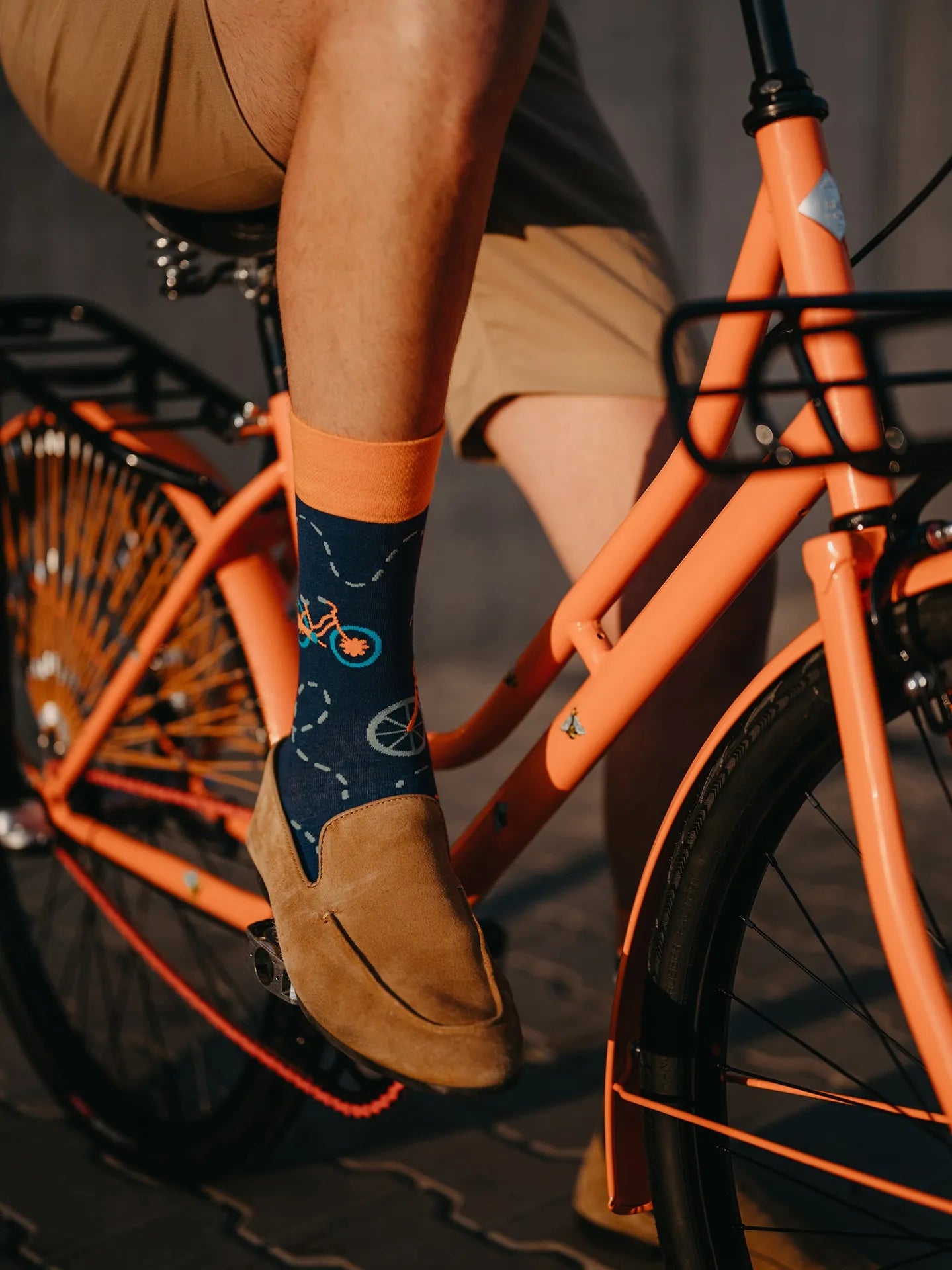 socken fahrrad fahren Lustige Socken Oranges Fahrrad – Dedoles