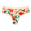 Spitzenhöschen für Frauen Mohnblumengarten