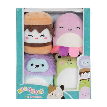 Squishmallows Micromallows 4er-Pack – Wendy, Jeanne, Carmelita, Lucia