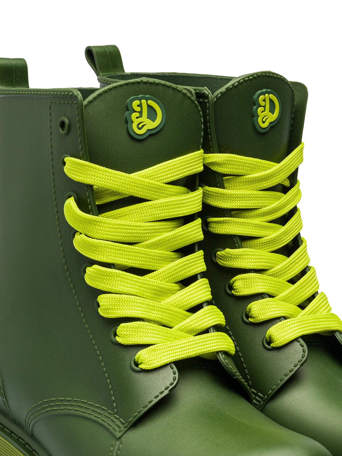 Zederngrüne Regenstiefel für Frauen – Dedoles