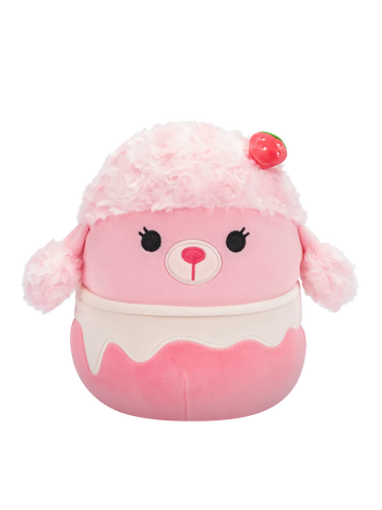 Squishmallows Chloe der Erdbeer-Milkshake Pudel, 20 cm