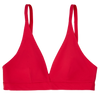 Leidenschaftliches Rot Nahtlose Bralette in Triangelform