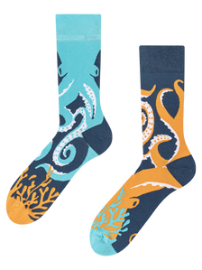 Lustige Socken Tintenfisch