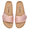 Korkpantoletten für Frauen Beige Mandala