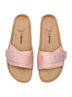 Korkpantoletten für Frauen Beige Mandala