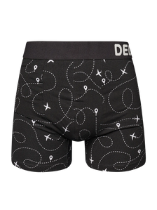 Lustige Boxershorts für Männer Flugroute