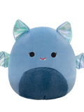 Squishmallows Este die blaue Fledermaus mit flauschigem Bauch und metallischen Crackle-Flügeln, 20 cm