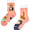 Lustige warme Socken für Kinder Hase & Tee