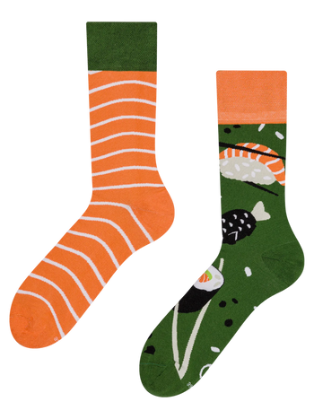Lustige Socken Sushi-Zeit