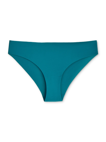 Blaugrüne nahtlose Höschen für Damen