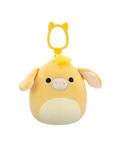 Squishmallows Clip-On Gavyn der gelbe Esel, 9 cm