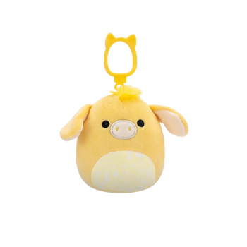 Squishmallows Clip-On Gavyn der gelbe Esel, 9 cm
