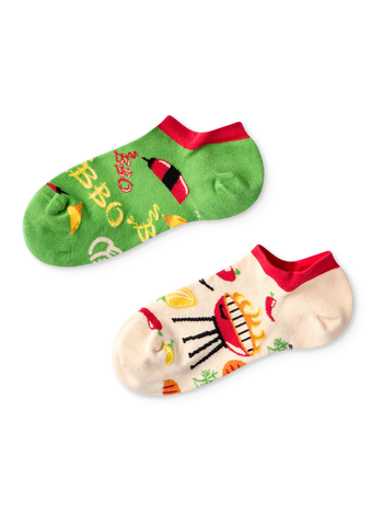 Lustige Sneakersocken Grillsaison