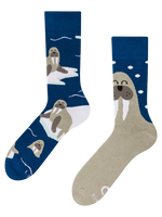 Lustige warme Socken Walross