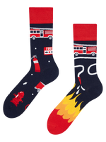 Lustige Socken Feuerwehrmann