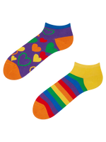 Lustige Knöchelsocken Bunte Liebe